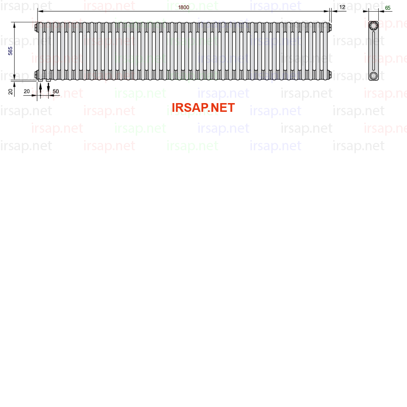 Радиатор IRSAP Tesi 20565/40 T18 CL 01